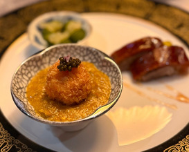 Dinner at Man Wah at Mandarin Oriental, Hong Kong
