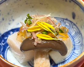 Dinner at 銀座 鰤門 しもん