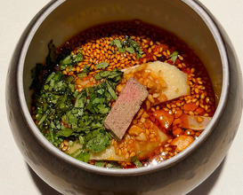 Dinner at Textura テクストゥーラ