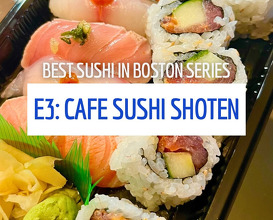 Dinner at Cafe Sushi Shoten