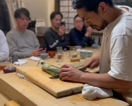 Dinner at 食堂おがわ