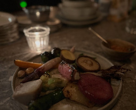 Dinner at grin