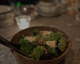 Dinner at grin