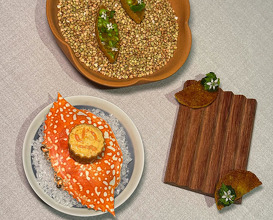 Dinner at Blue by Alain Ducasse