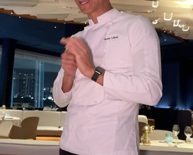 Dinner at Blue by Alain Ducasse