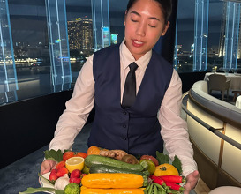 Dinner at Blue by Alain Ducasse
