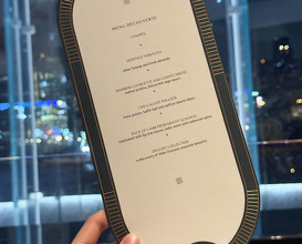 Dinner at Blue by Alain Ducasse