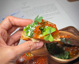 Dinner at L'Arôme by the sea