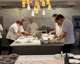 Dinner at Geranium Restaurant In Copenhagen