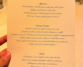 Dinner at Geranium Restaurant In Copenhagen