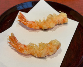 Dinner at Tempura Mikawa Zezankyo