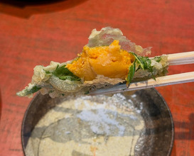 Dinner at Tempura Mikawa Zezankyo