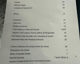 Dinner at Quality Wines Farringdon