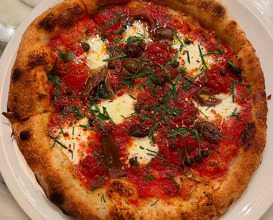 Dinner at Pizzeria Mozza London