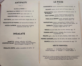 Dinner at Pizzeria Mozza London