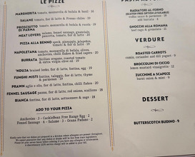 Dinner at Pizzeria Mozza London