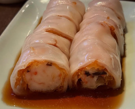 Dinner at Yauatcha Restaurant, Soho London