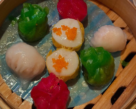 Dinner at Yauatcha Restaurant, Soho London