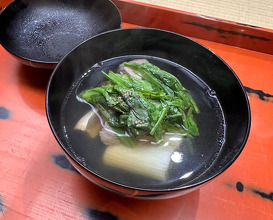 Dinner at Omari Cho Yui Kanazawa