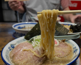 Dinner at 背脂つけソバ / Seabura Tsukesoba