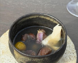 Dinner at Auberge "eaufeu" オーベルジュ オーフ