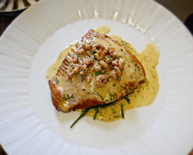 Dinner at The Walnut Tree Inn