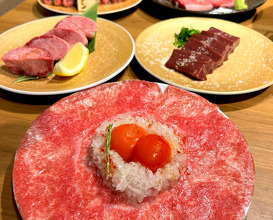 Dinner at 大衆焼肉ホルモン 天陽