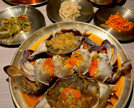 Dinner at シンサコッケダン京都四条烏丸　カンジャンケジャン専門店
