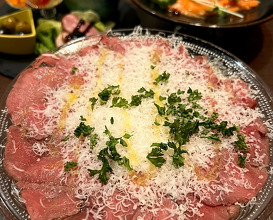 Dinner at みなとまちバール Bam Vino 大正店