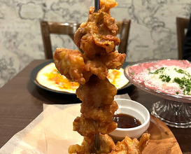 Dinner at みなとまちバール Bam Vino 大正店