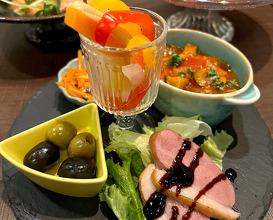 Dinner at みなとまちバール Bam Vino 大正店
