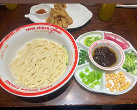 Dinner at 方砖厂69号炸酱面
