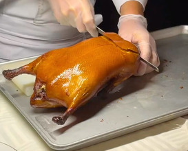 Dinner at Beijing DaDong Roast Duck Restaurant