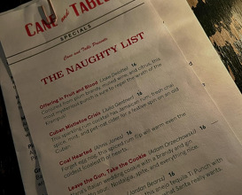Dinner at Cane & Table