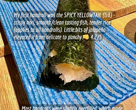 Dinner at Matsunori Handroll Bar Fenway