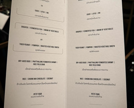 Dinner at Le Du
