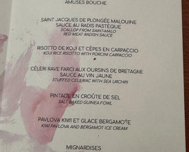 Dinner at Maison