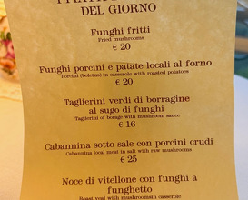 Dinner at La Brinca
