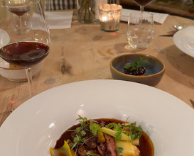 Dinner at London, England