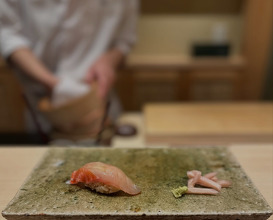 Dinner at Sushi Takaharu