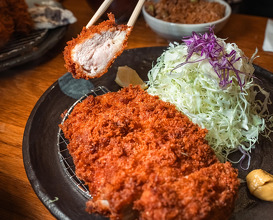 Dinner at Tonkatsu Tamafuji