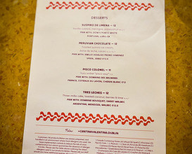 Dinner at Cantina Valentina Dublin