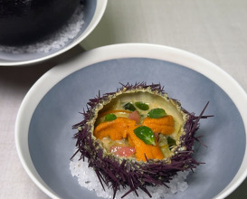 Dinner at Blue by Alain Ducasse