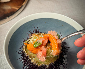 Dinner at Blue by Alain Ducasse