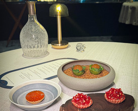 Dinner at Blue by Alain Ducasse