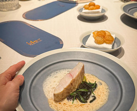 Dinner at Blue by Alain Ducasse