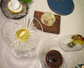 Dinner at Blue by Alain Ducasse