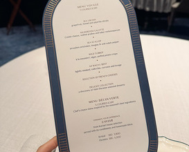 Dinner at Blue by Alain Ducasse