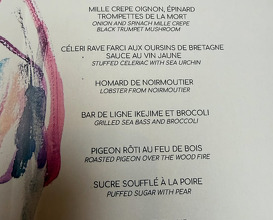 Dinner at Maison