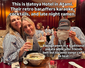 Dinner at Hatoya Hotel